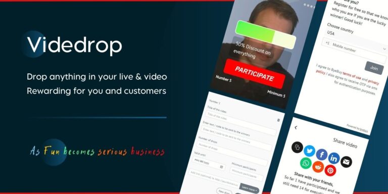 Videodrop live and video Easylive Byebuy